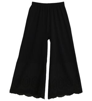 A HAPPY MARILYN（アハッピーマリリン）の「【３丈から選べる】脱！股ずれ宣言！裾レースぺチパンツ（肌着・インナーウェア）」｜ダイヤ柄／ブラック