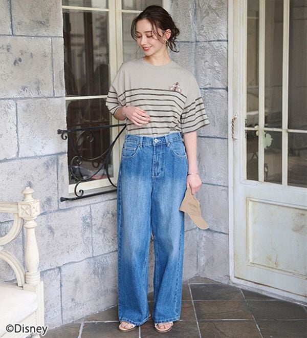 「＜Ｄｉｓｎｅｙ＞綿混素材ゆるっとＴシャツ（カットソー）」｜詳細画像