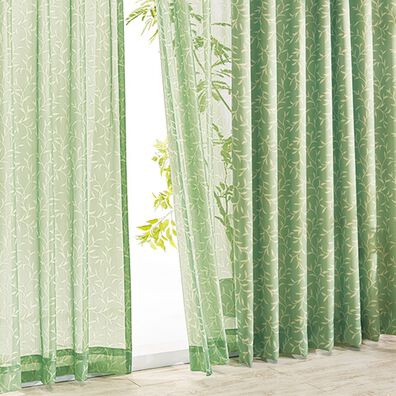 「簡単！素敵にコーディネートカーテンセット「アイビー」（ドレープカーテン）」