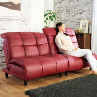 ヘッドリクライニング付ソファベッド＜ハイバックソファーベッド