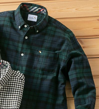 「＜アーノルド　パーマー＞ふっくら仕立てのビエラ起毛シャツ（メンズシャツ）」