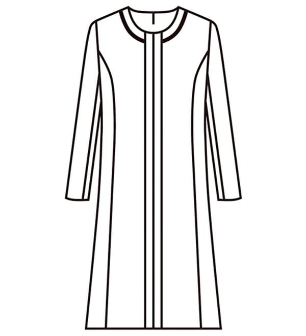 BELLUNA（ベルーナ）の「洗えるストレッチ！ロングジャケット細見えワンピースアンサンブル（ブラックフォーマル（喪服・礼服））」｜詳細画像