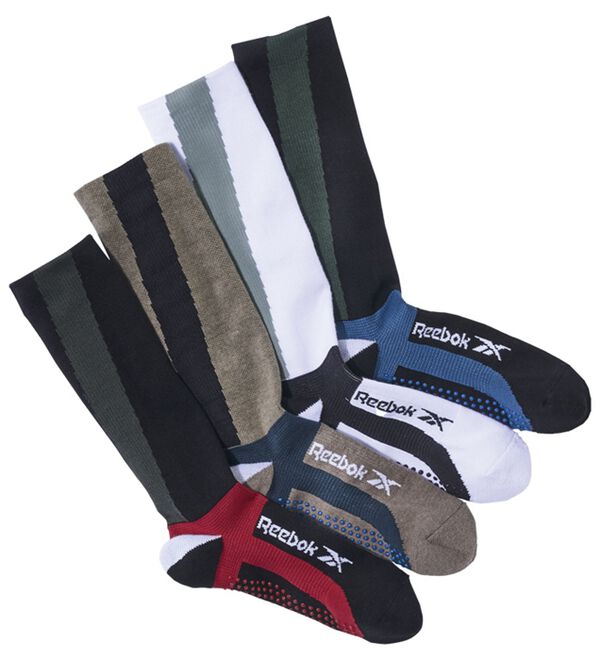 4足組】＜リーボック＞ラウンド快適着圧ソックス - ベルーナ【公式】