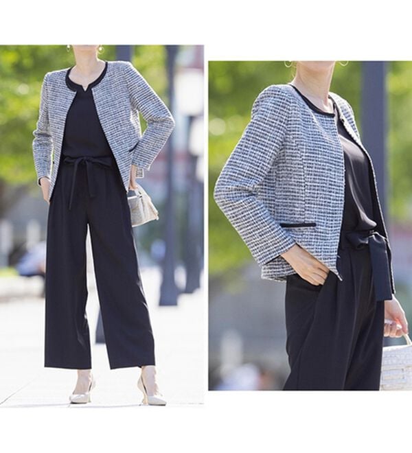 RANAN（ラナン）の「【４点セット】入学式卒業式に！選べるボトムスーツセット（パンツスーツ）」｜詳細画像