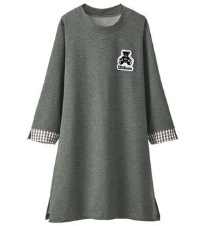 BELLUNA（ベルーナ）の「＜Ｗｉｌｓｏｎ＞ギンガム使いチュニック（チュニック）」｜チャコール