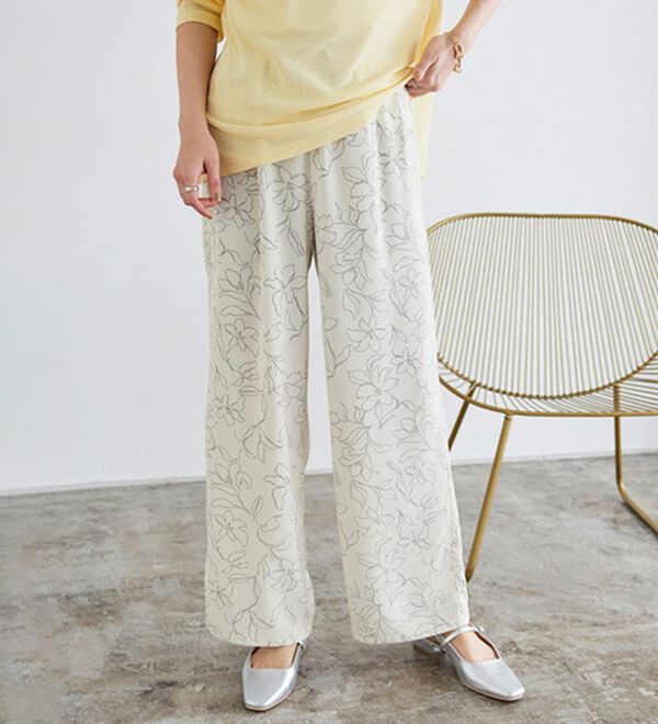 Pierrot（ピエロ）の「【接触冷感・吸水速乾】夏に快適！ウォッシャブルイージーパンツ（その他パンツ）」｜詳細画像