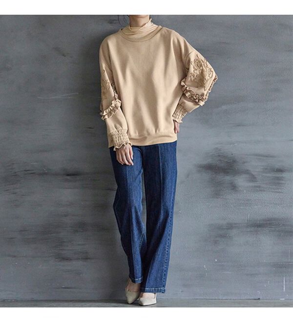 RANAN（ラナン）の「シアーハイネックプルオーバー（カットソー）」｜詳細画像