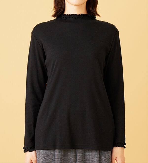 BELLUNA（ベルーナ）の「重ね着風フリル衿プルオーバー（カットソー）」｜詳細画像