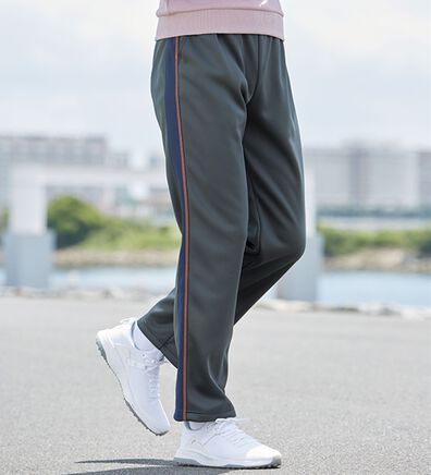 「【３本組】日本製しっかり暖か裏フリースジャージパンツ（メンズフルレングスパンツ）」