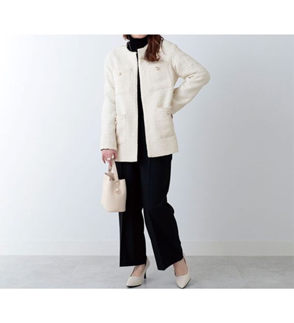 BELLUNA（ベルーナ）の「 ポケット使いファンシージャケット（その他ジャケット）」｜詳細画像