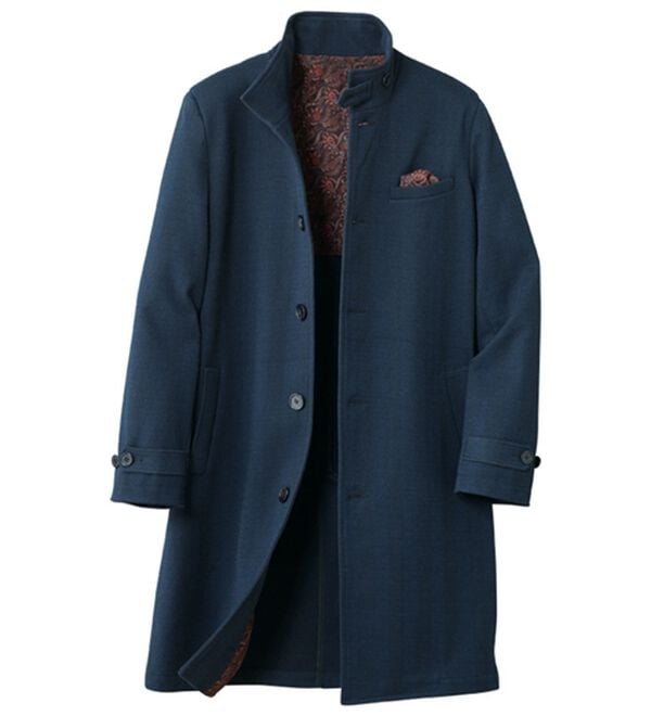 「ラクする紳士のメルトンコート（メンズコート）」｜詳細画像