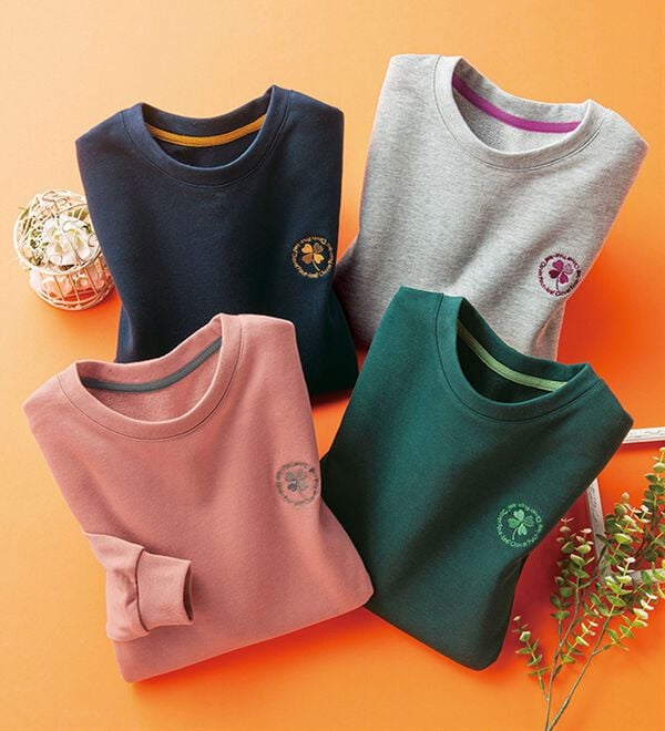 ルフラン（ルフラン）の「【４色組】ゆったり着こなす柔らかトレーナー（トレーナー・スウェット）」｜詳細画像