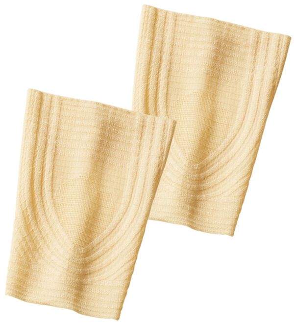 「薄くてムレにくい膝サポーター２枚組（その他下着・インナーウェア）」｜ベージュ