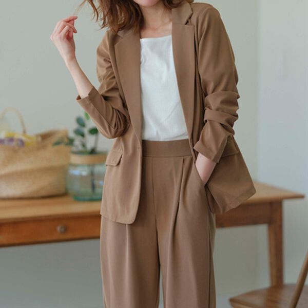 RANAN（ラナン）の「【２点セット】まるで普段着！洗える！防シワカットソースーツ（その他スーツ）」｜詳細画像