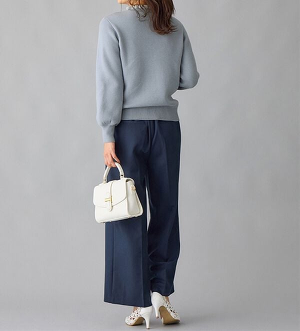 alotta（アロッタ）の「毛布のように温かい　裏シャギーパフ袖ニット（ニット・セーター）」｜詳細画像