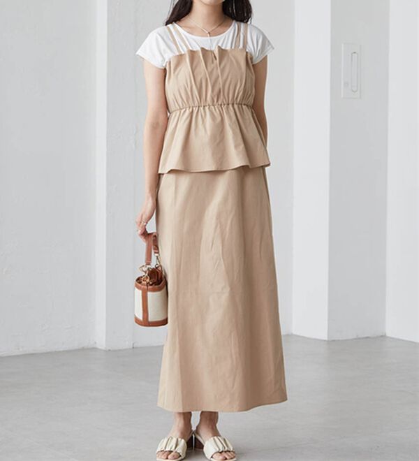 RANAN（ラナン）の「ダブルストラップドッキングワンピース（その他ワンピース）」｜詳細画像