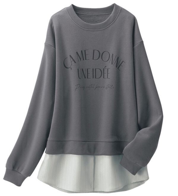 ルフラン（ルフラン）の「【２色組】レイヤード風プルオーバー（カットソー）」｜詳細画像