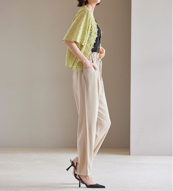 RANAN（ラナン）の「リラックスタックテーパードパンツ（フルレングスパンツ）」｜詳細画像