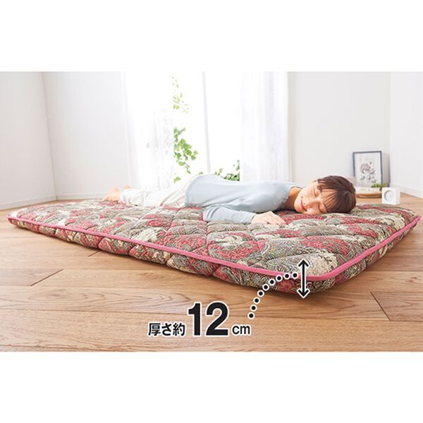 「腰に優しい日本製防ダニ・抗菌防臭＆バランス敷布団（敷布団）」｜詳細画像