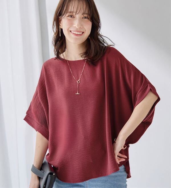 Viola e Viola（ヴィオラ エ ヴィオラ）の「華奢見えドルマンスリーブブラウス（ブラウス）」｜詳細画像