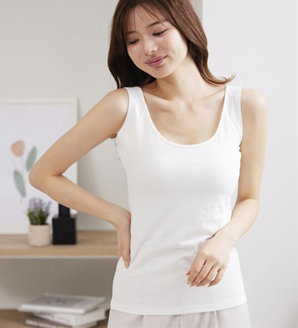 YU'NOW（ユナウ）の「【同色３枚セット】ベーシックインナーハーフフレンチ（肌着・インナーウェア）」｜詳細画像