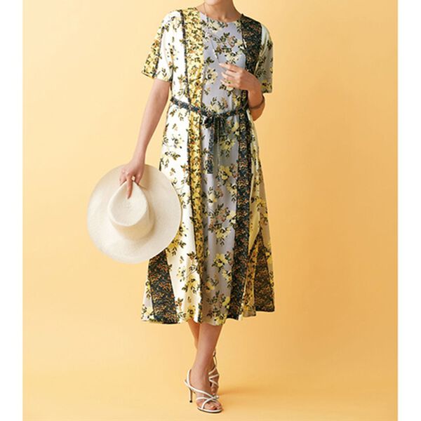 BELLUNA（ベルーナ）の「＜トランスファーテックス＞プリントワンピース（プリントワンピース）」｜詳細画像