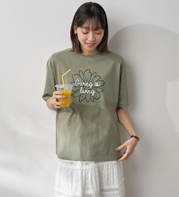 BELLUNA（ベルーナ）の「汗ジミ対策！よれない大人のプリントＴシャツ（Tシャツ）」｜詳細画像