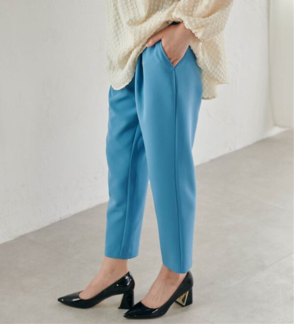 RANAN（ラナン）の「美脚シルエットクロップドパンツ（フルレングスパンツ）」｜詳細画像