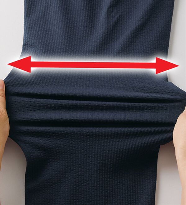 「＜リンクススポーツ＞風通すシアサッカーパンツ（メンズフルレングスパンツ）」｜詳細画像