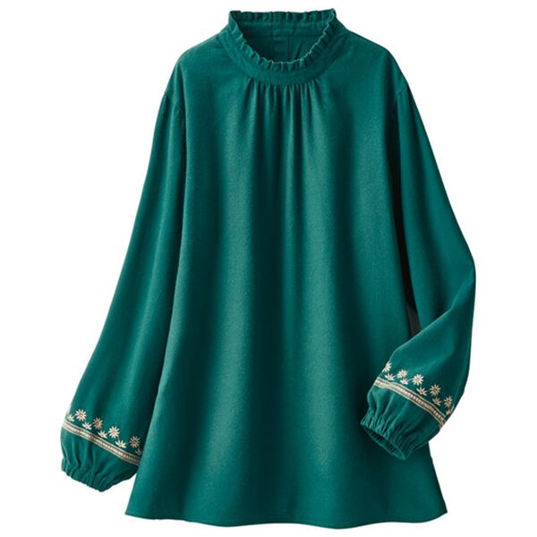 ルフラン（ルフラン）の「【2色組】花束みたいな刺しゅうブラウス（ブラウス）」｜詳細画像