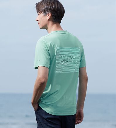 「＜リーボック＞クーラーテックドライＴシャツ（メンズＴシャツ）」