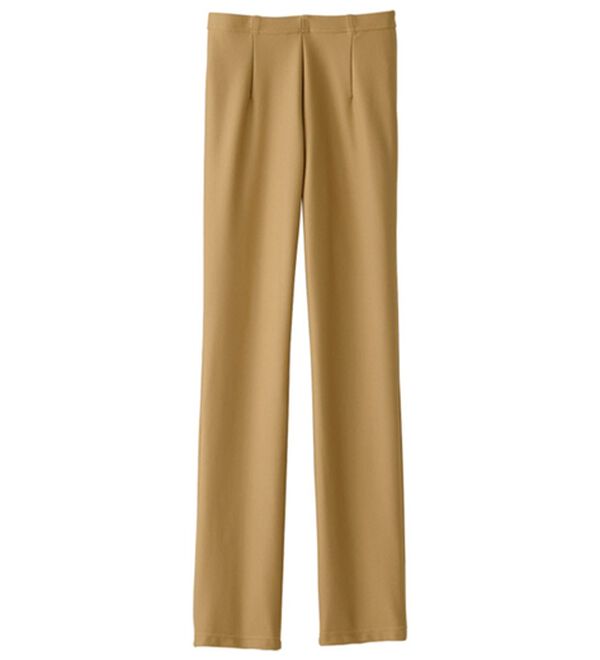 BELLUNA（ベルーナ）の「すっきり暖かストレッチスリムパンツ（フルレングスパンツ）」｜キャメル