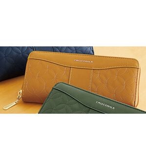 クロコダイル＞キルティング長財布 - ベルーナ【公式】