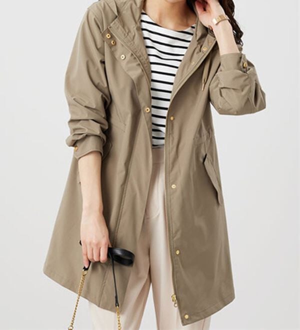 BELLUNA（ベルーナ）の「【新色追加】防風＆はっ水加工マウンテンパーカー（ハーフコート）」｜詳細画像