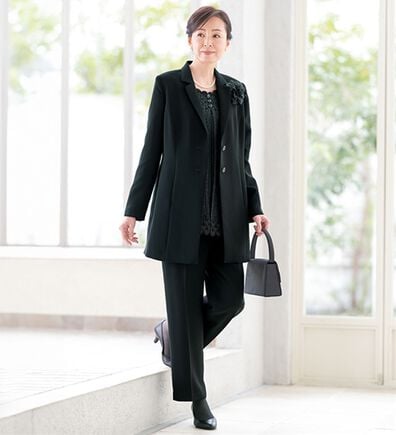 ルフラン（ルフラン）の「【３点セット】ゆとり設計！３点セットスーツ（ブラックフォーマル（喪服・礼服））」