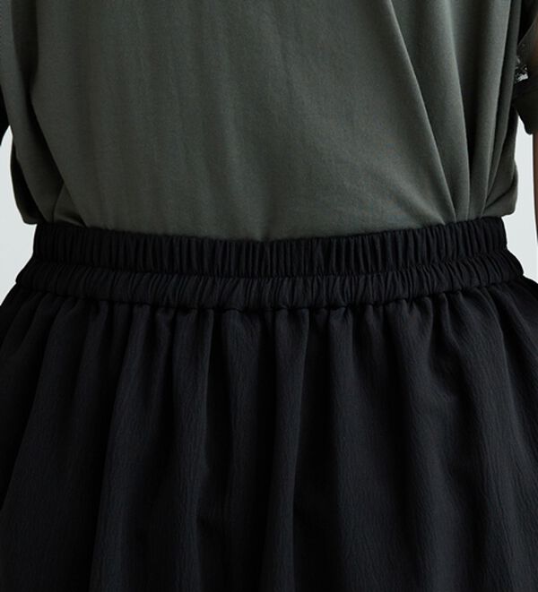 BELLUNA（ベルーナ）の「しぼ感素材バルーンスカート（ロングスカート）」｜詳細画像