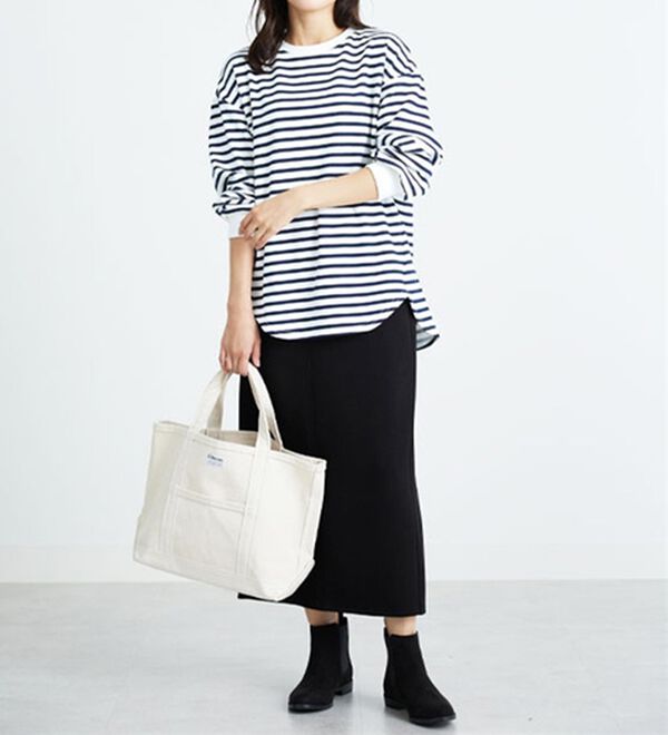 BELLUNA（ベルーナ）の「ふわふわ裏ファーゆったりプルオーバー（カットソー）」｜詳細画像