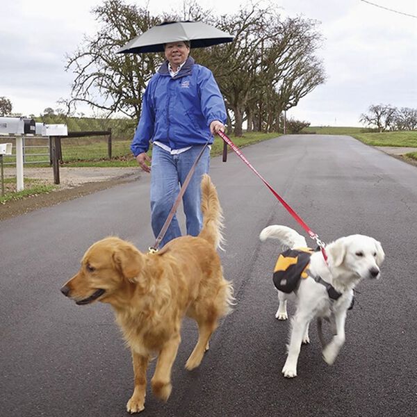 「かぶる手ぶら傘２本組（レイングッズ）」｜詳細画像