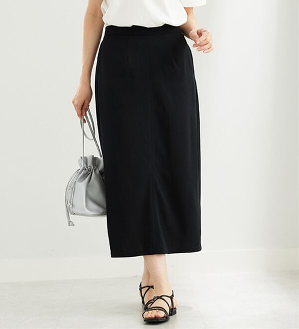 BELLUNA（ベルーナ）の「機能付ジョーゼット素材ベストセットアップ（セットアップ）」｜詳細画像