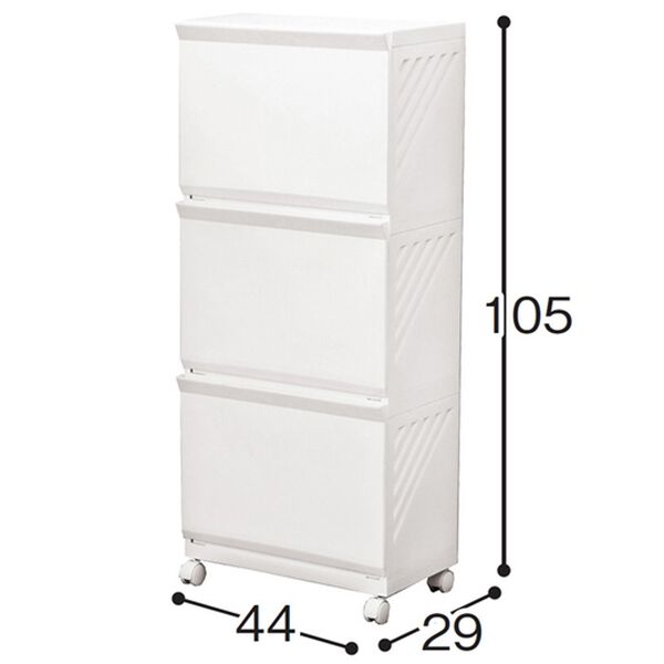 「場所を取らないランドリーバスケット（ランドリーラック・収納）」｜詳細画像