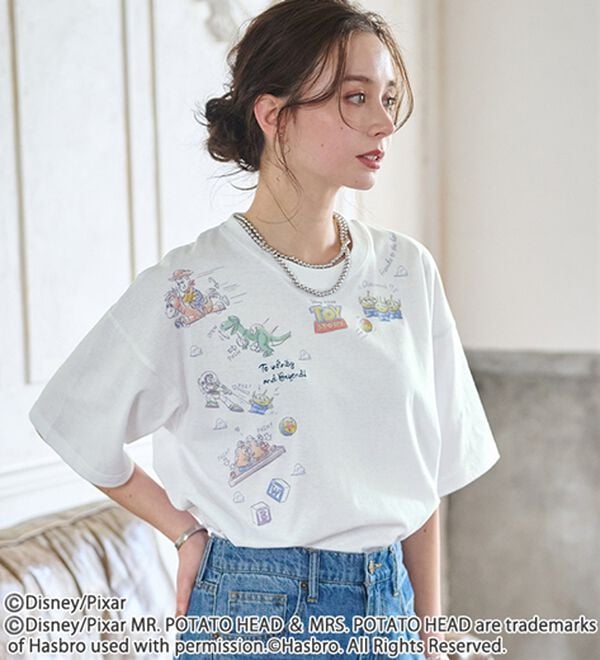 「＜Ｄｉｓｎｅｙ＞綿混素材ゆるっとＴシャツ（カットソー）」｜詳細画像