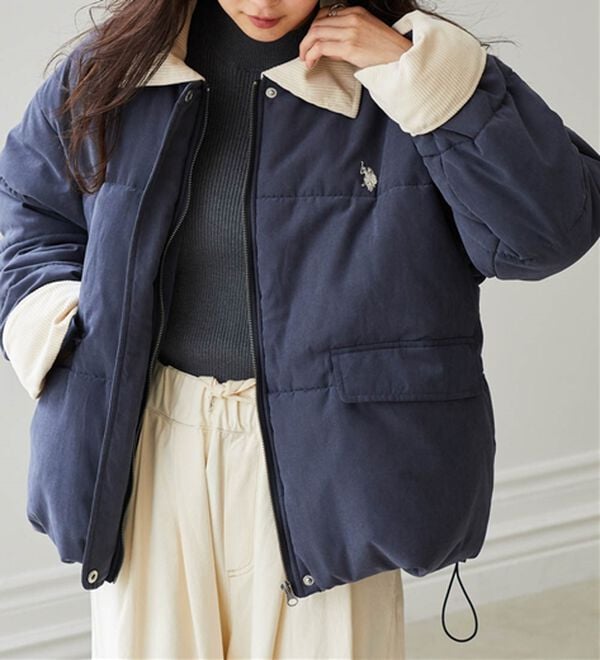 RANAN（ラナン）の「＜U.S.POLO ASSN.＞ワークデザイン中綿ブルゾン（ブルゾン）」｜詳細画像