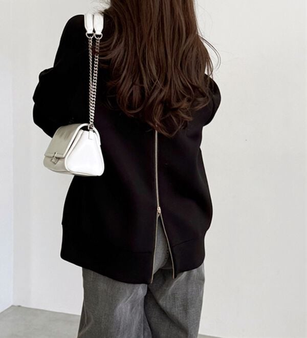 GeeRA（ジーラ）の「前後２ＷＡＹダブルジップスウェット（カットソー）」｜詳細画像