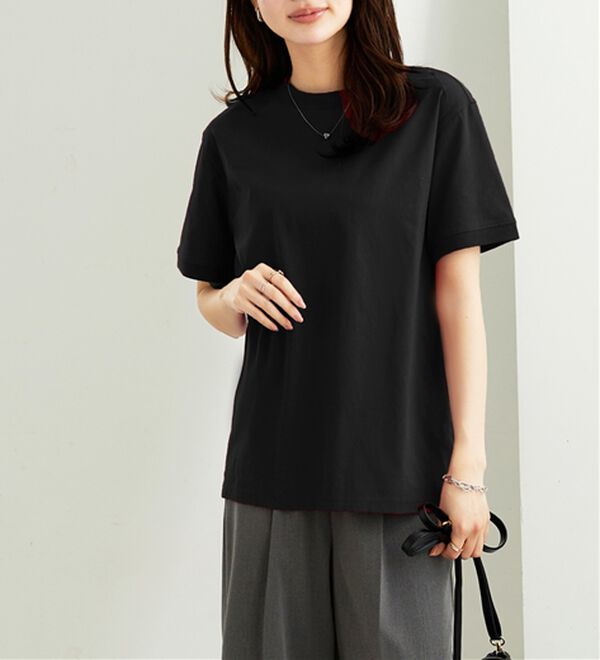 BELLUNA（ベルーナ）の「ヒンヤリ！綿１００％大人顔サマ見えＴシャツ（Tシャツ）」｜詳細画像