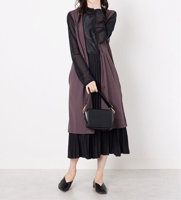 BELLUNA（ベルーナ）の「洗っても形が崩れにくい！プリーツスカート（ロングスカート）」｜詳細画像