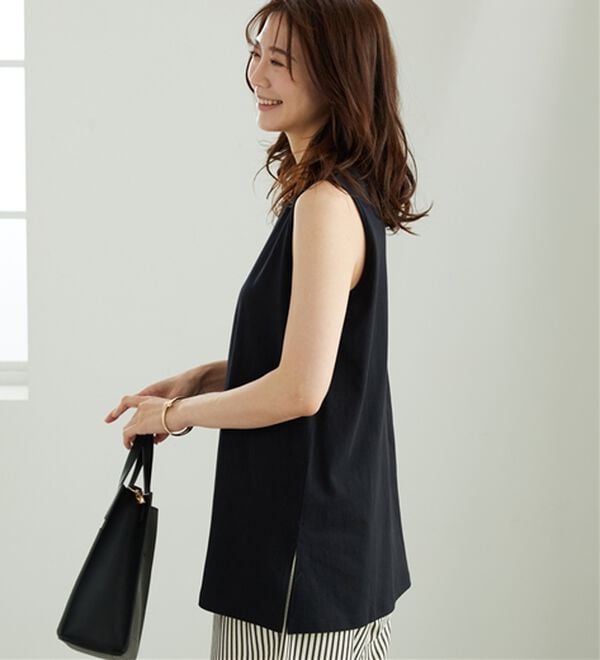 BELLUNA（ベルーナ）の「レイヤードに活躍！綿100％タンクトップ（タンクトップ・キャミソール）」｜詳細画像