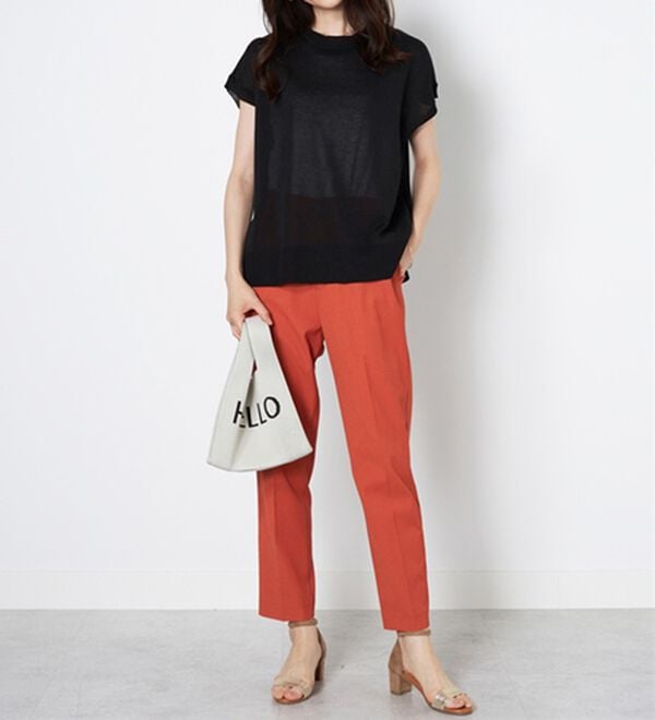 BELLUNA（ベルーナ）の「フラッシュヤーン素材サマーニット（ニット・セーター）」｜詳細画像