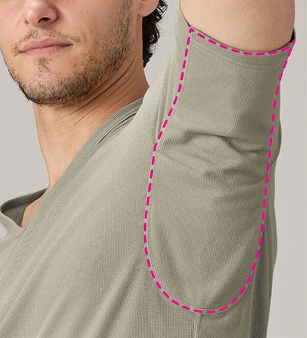 「【３枚組】夏の味方！汗取りインナー３枚組（メンズ肌着・インナーウェア）」｜詳細画像