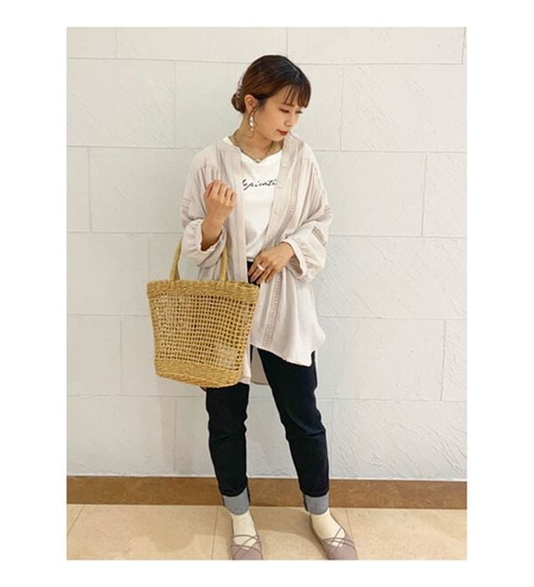 BELLUNA（ベルーナ）の「ヒンヤリ冷感ライトオンスジーンズ（フルレングスパンツ）」｜詳細画像