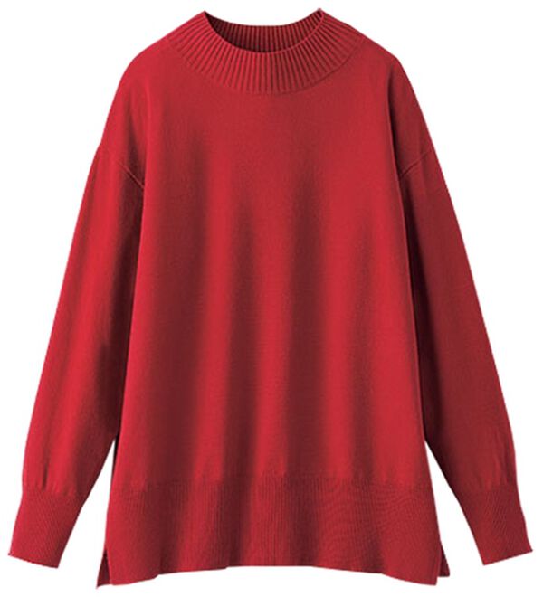 BELLUNA（ベルーナ）の「もちもち素材ハイネックニットプルオーバー（ニット・セーター）」｜詳細画像